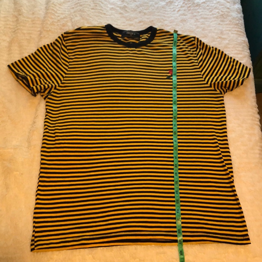 Androgynous Striped Rose Shirt